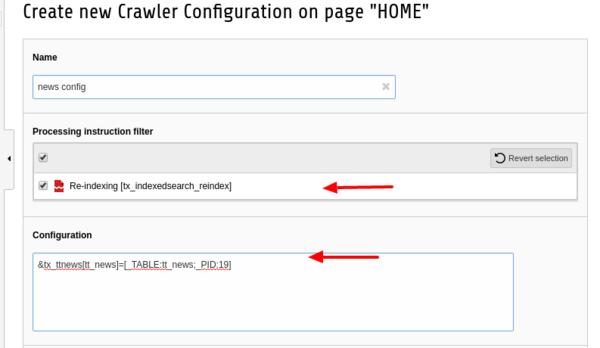 Crawler Configuration