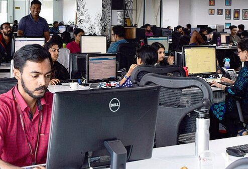 [Translate to Spanish:] India office image-3